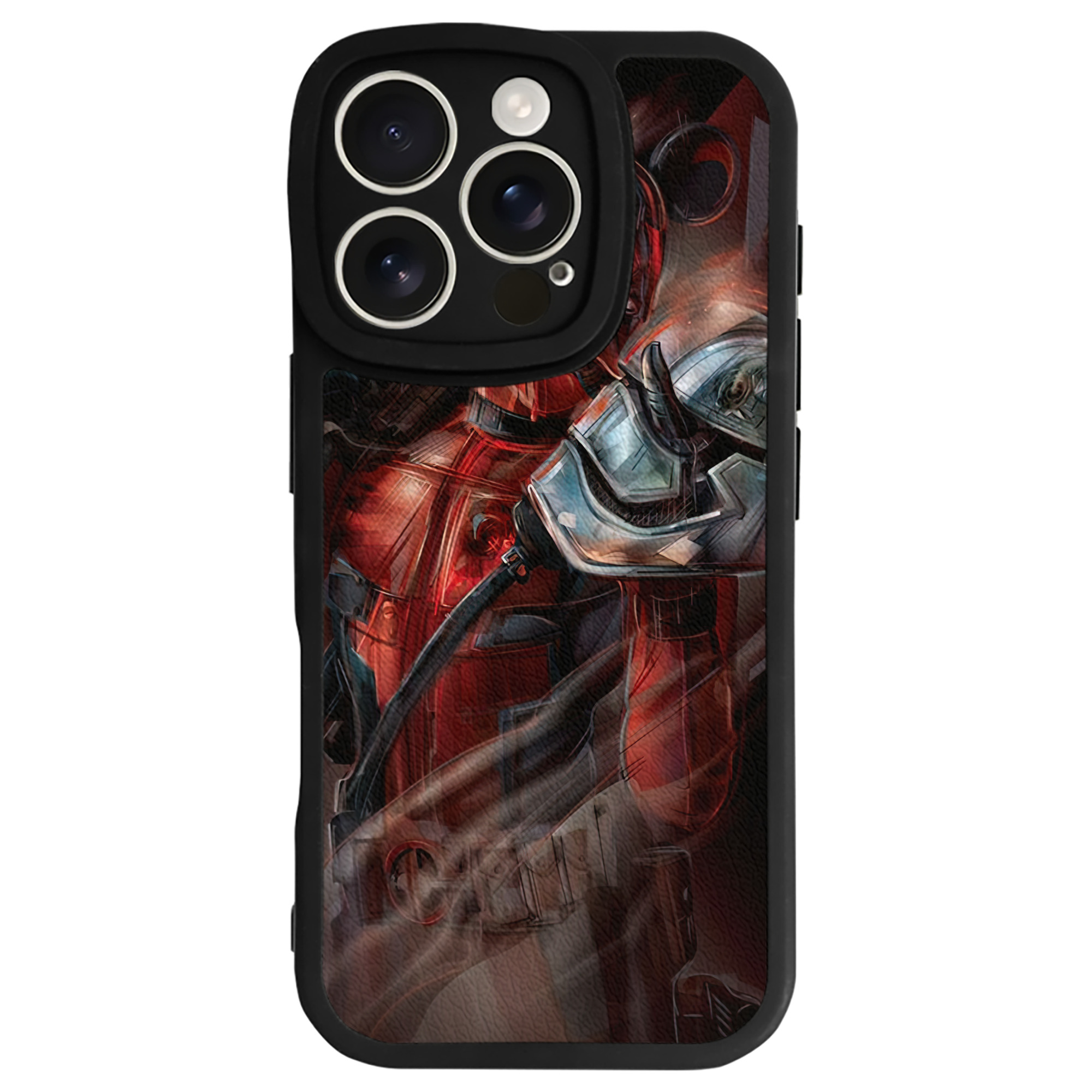 （画像用） Deadpool デッドプール 【iPhone 16シリーズ対応】シリコンスマホケース（レザー調） 材質：シリコン